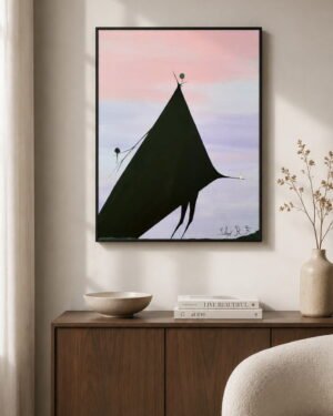 The walking Montain - Original Painting