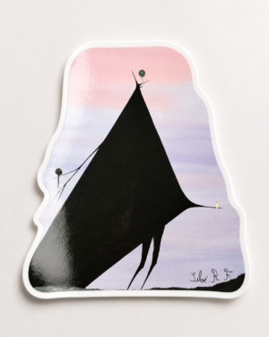The walking Montain - Sticker