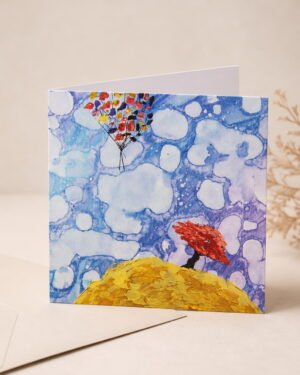 Bubble Away - Greeting Card