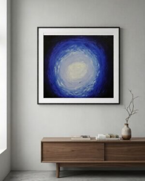 Moon rippling - Original Painting